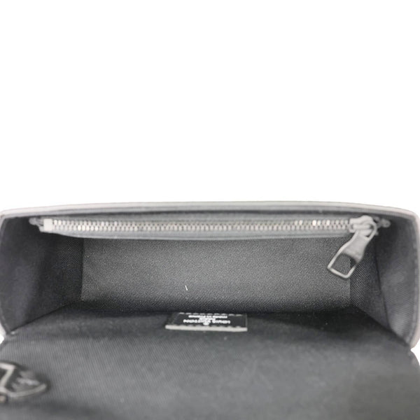 LOUIS VUITTON Graffiti LV Steamer Monogram Eclipse Canvas Crossbody Wallet Grey