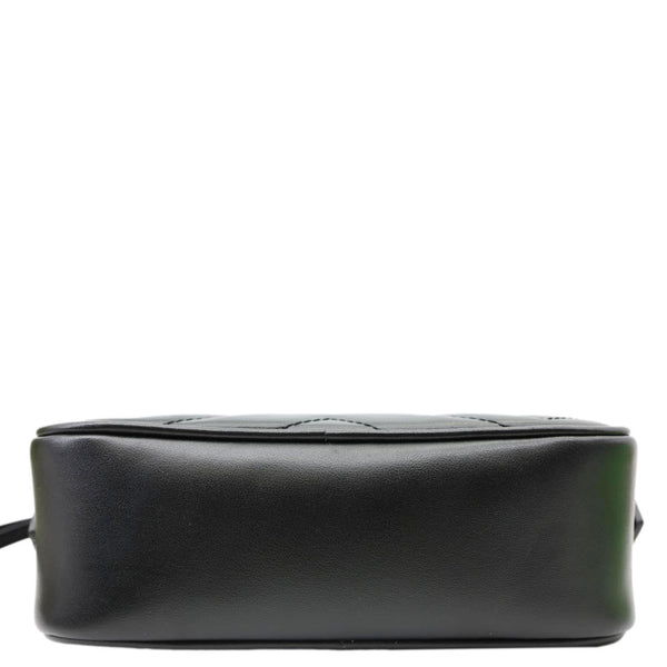 GUCCI GG Marmont Mini Matelasse Chevron Leather Camera Bag Black 634936