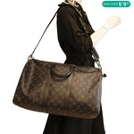 LOUIS VUITTON Keepall 45 Bandouliere Monogram Eclipse Travel Bag Black