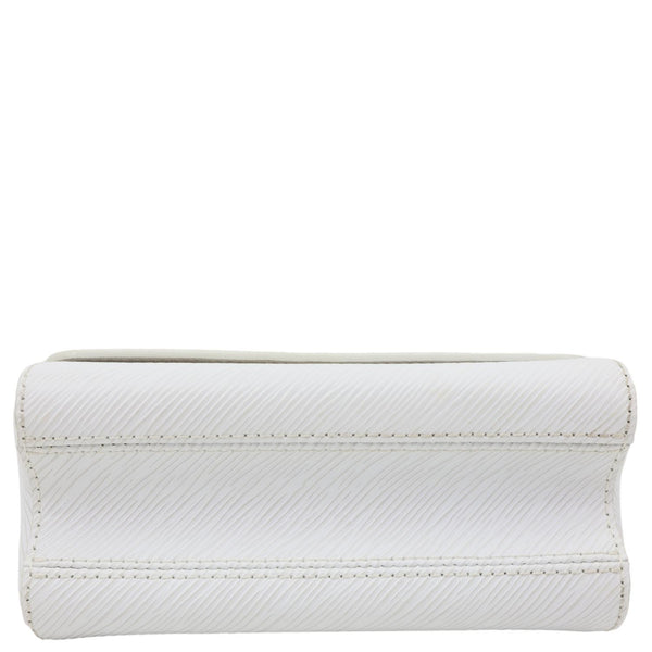 LOUIS VUITTON Twist PM Epi Leather Chain Shoulder Bag White