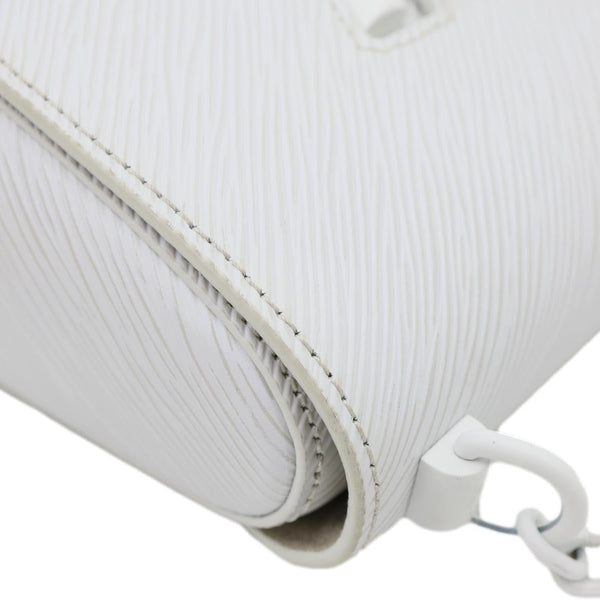 LOUIS VUITTON Twist PM Epi Leather Chain Shoulder Bag White