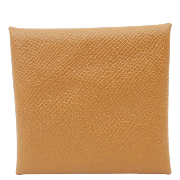 HERMES Bastia Epsom Leather Coin Purse Brown