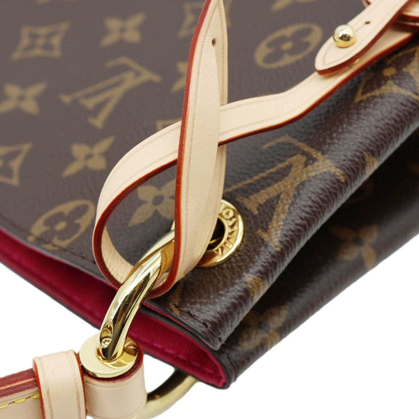 LOUIS VUITTON Graceful PM Monogram Canvas Hobo Shoulder Bag Brown