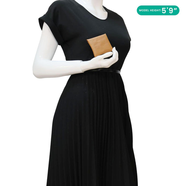 HERMES Bastia Epsom Leather Coin Purse Brown