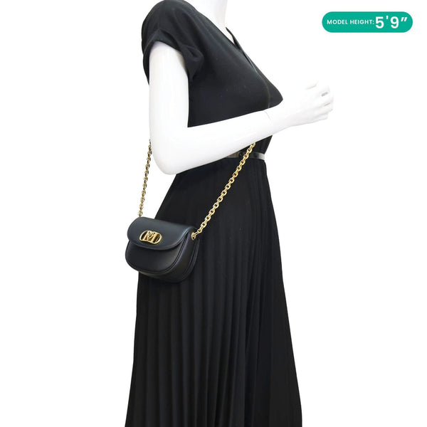 MCM Mode Travia Mini Spanish Leather Crossbody Bag Black