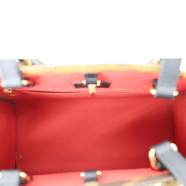 LOUIS VUITTON Onthego MM Giant Monogram Reverse Canvas Tote Bag Brown