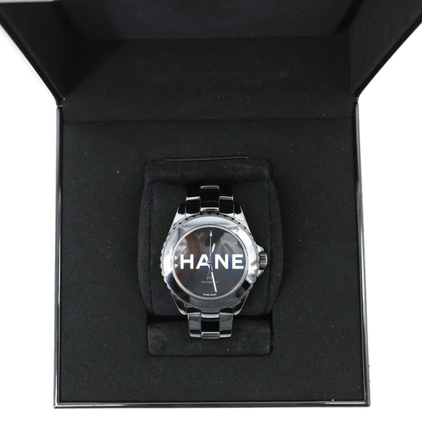 CHANEL J12 Wanted de Chanel Ceramic Stainless Steel Automatic Watch Black 38mm