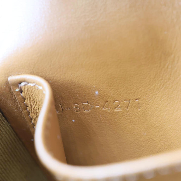 CELINE Triomphe Mini Canvas Shoulder Bag Brown