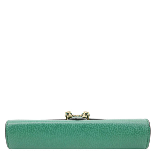 GUCCI Dionysus Crystal Mini Dollar Calfskin Leather Crossbody Bag Green 401231