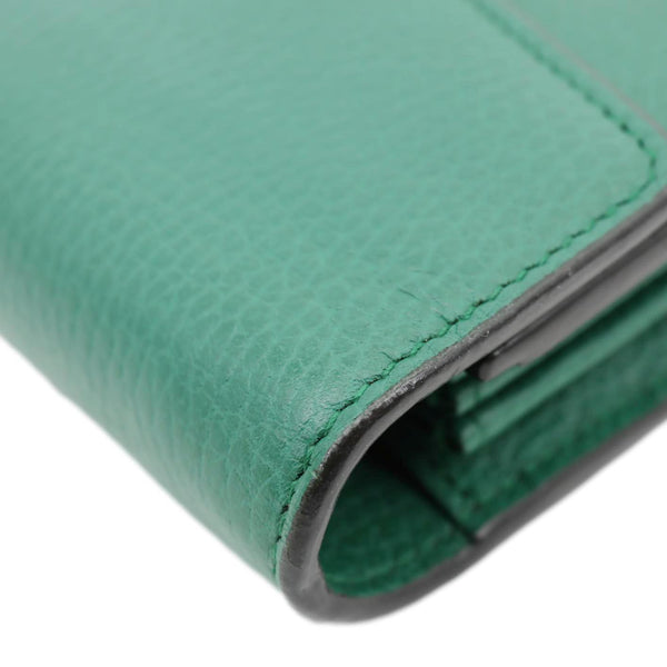 GUCCI Dionysus Crystal Mini Dollar Calfskin Leather Crossbody Bag Green 401231