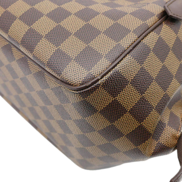 LOUIS VUITTON Belem MM Damier Ebene Shoulder Bag Brown