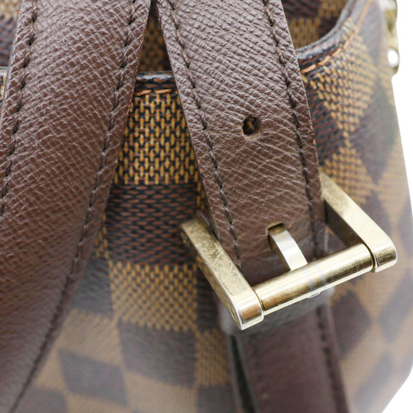 LOUIS VUITTON Belem MM Damier Ebene Shoulder Bag Brown
