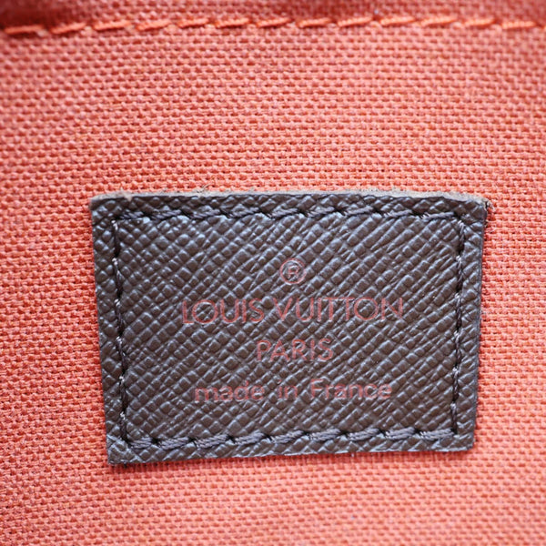 LOUIS VUITTON Belem MM Damier Ebene Shoulder Bag Brown