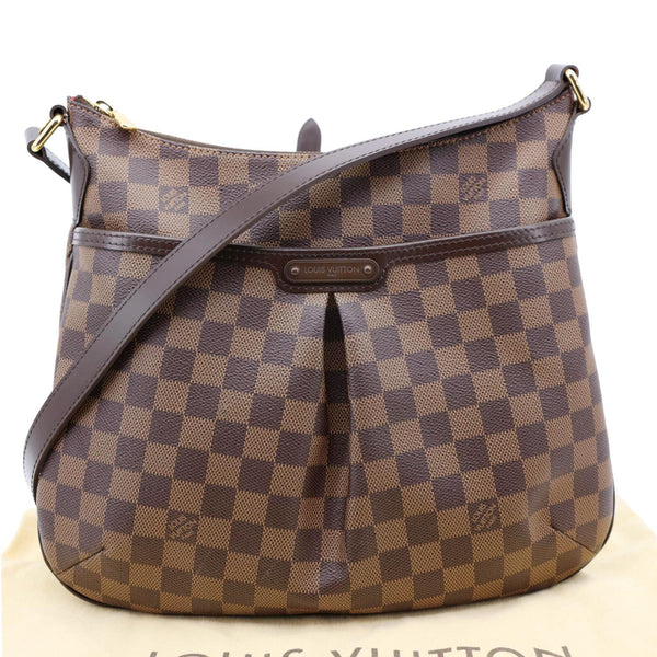 LOUIS VUITTON Bloomsbury PM Brown Damier Ebene Crossbody Bag - Front