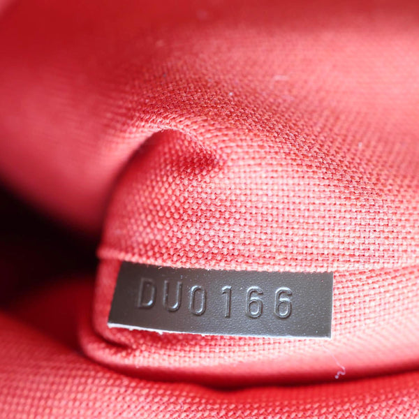 LOUIS VUITTON Bloomsbury PM Damier Ebene Crossbody Bag Brown