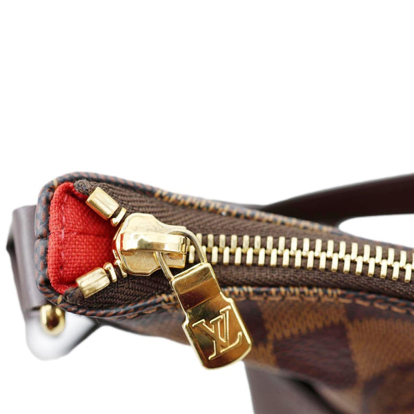 LOUIS VUITTON Bloomsbury PM Damier Ebene Crossbody Bag Brown