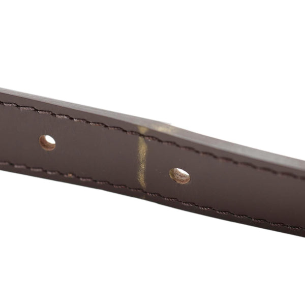 LOUIS VUITTON Bloomsbury PM Damier Ebene Crossbody Bag Brown