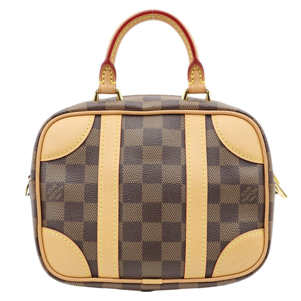 LOUIS VUITTON Valisette Souple BB Damier Ebene Shoulder Bag Brown