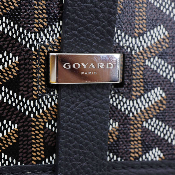 GOYARD Belvedere MM Canvas Messenger Bag Black