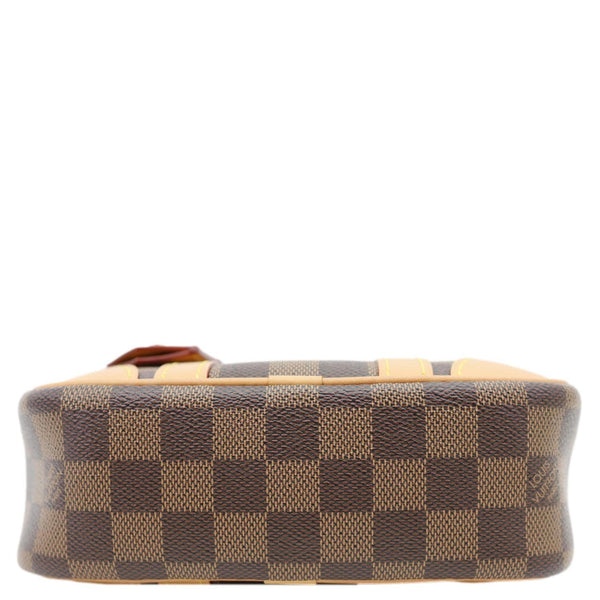 LOUIS VUITTON Valisette Souple BB Damier Ebene Shoulder Bag Brown