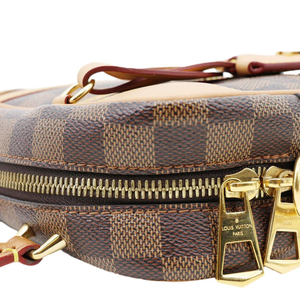 LOUIS VUITTON Valisette Souple BB Damier Ebene Shoulder Bag Brown