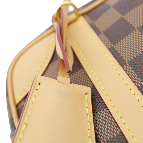 LOUIS VUITTON Valisette Souple BB Damier Ebene Shoulder Bag Brown