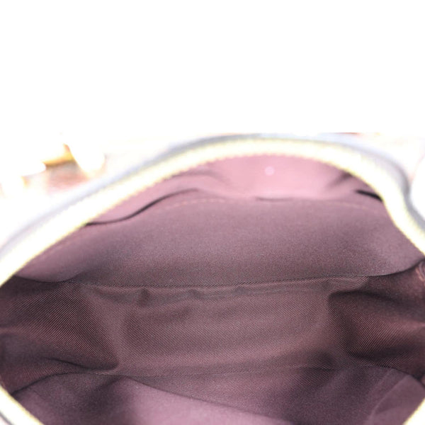 LOUIS VUITTON Valisette Souple BB Damier Ebene Shoulder Bag Brown