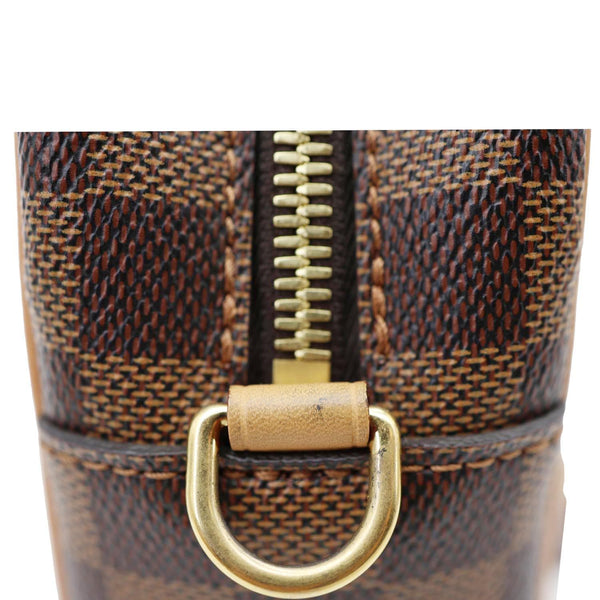 LOUIS VUITTON Valisette Souple BB Damier Ebene Shoulder Bag Brown