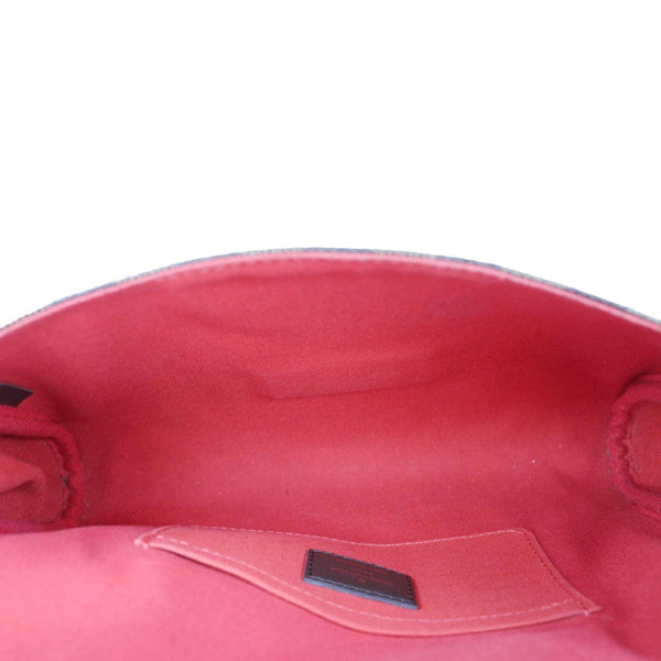 LOUIS VUITTON Favorite MM Damier Ebene Chain Shoulder Bag Brown