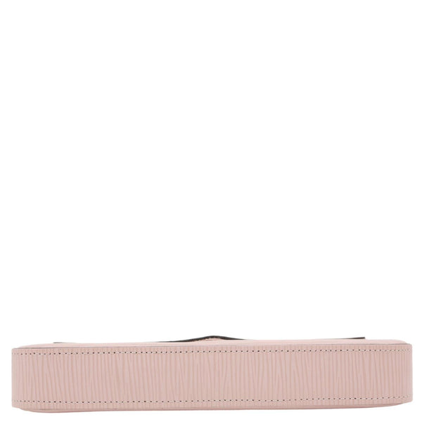 LOUIS VUITTON Felicie Pochette Epi Leather Crossbody Bag Pink