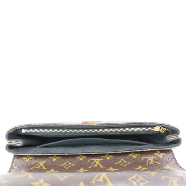 LOUIS VUITTON Saint Placide Monogram Canvas Crossbody Bag Brown