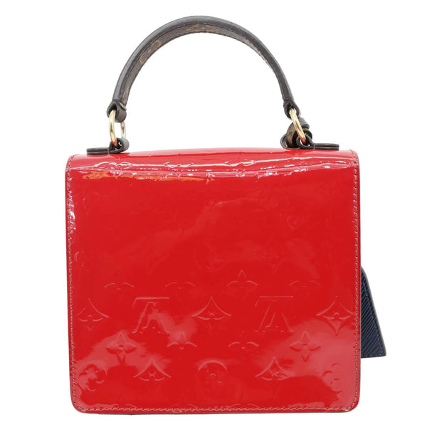 LOUIS VUITTON Spring Street Monogram Vernis Epi Shoulder Bag Scarlet