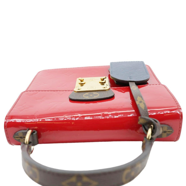 LOUIS VUITTON Spring Street Monogram Vernis Epi Shoulder Bag Scarlet