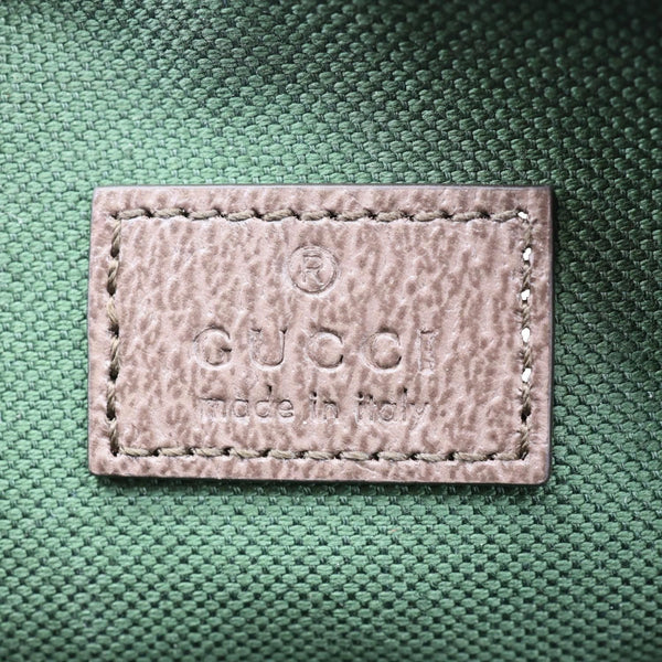 GUCCI Ophidia Mini GG Supreme Canvas Boston Shoulder Bag Beige 838478