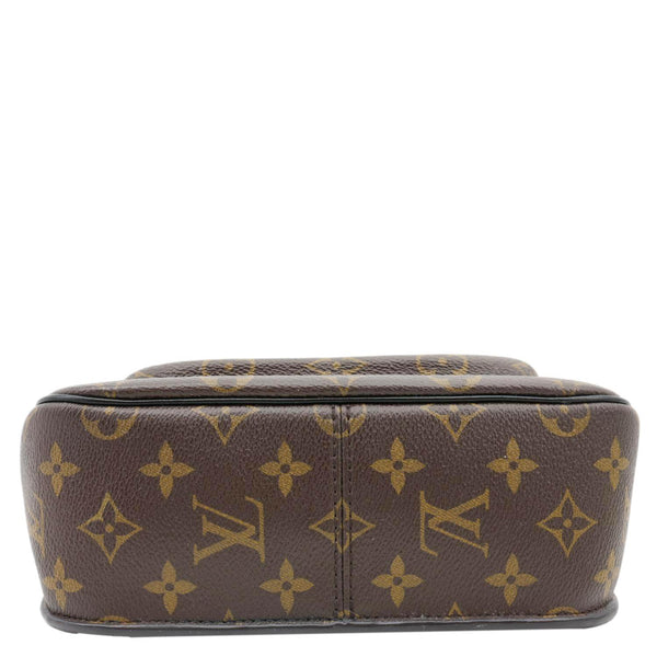 LOUIS VUITTON Passy NM Monogram Canvas Shoulder Bag Brown