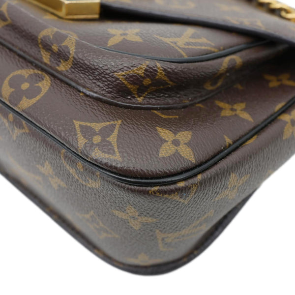 LOUIS VUITTON Passy NM Monogram Canvas Shoulder Bag Brown