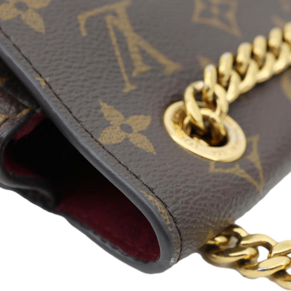 LOUIS VUITTON Passy NM Monogram Canvas Shoulder Bag Brown