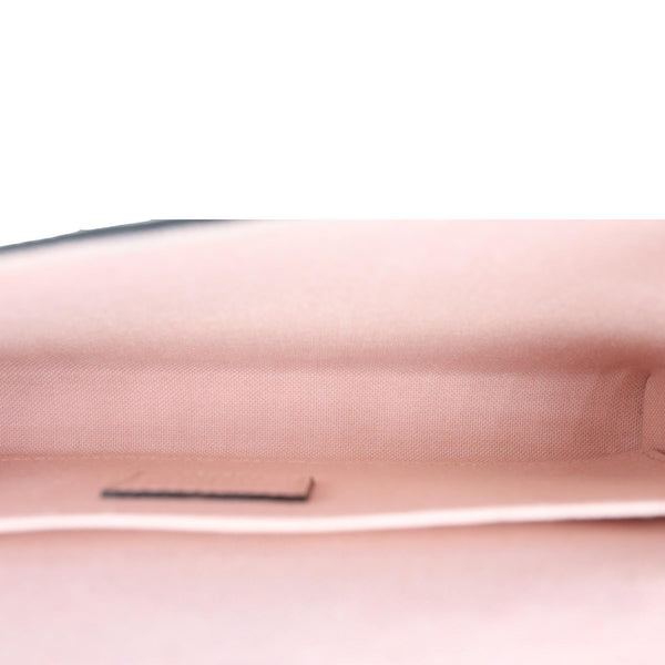 LOUIS VUITTON Felicie Pochette Monogram Empreinte Crossbody Bag Rose Poudre