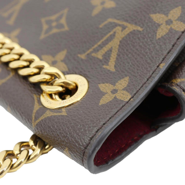 LOUIS VUITTON Passy NM Monogram Canvas Shoulder Bag Brown