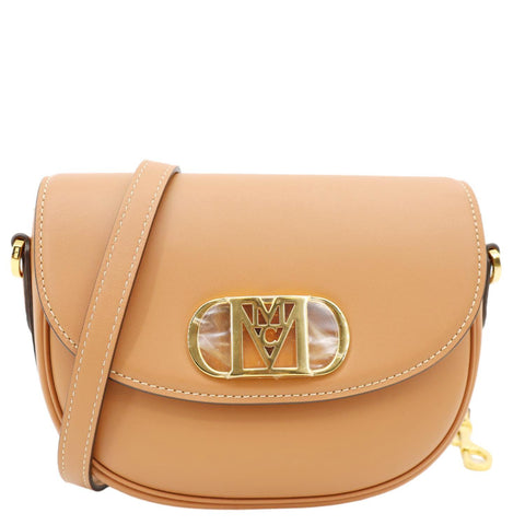 MCM Mode Travia Small  Spanish Nappa Leather Shoulder Bag Brown