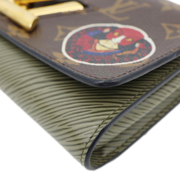 LOUIS VUITTON Kabuki Twist Epi Leather Chain Shoulder Bag Green