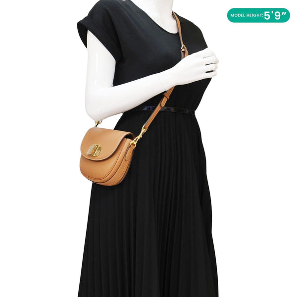 MCM Mode Travia Small Spanish Nappa Leather Shoulder Bag Brown