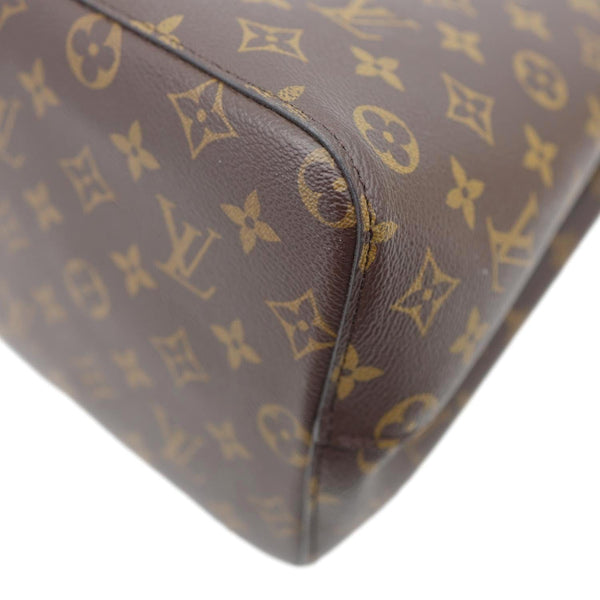 LOUIS VUITTON Neonoe MM Monogram Canvas Shoulder Bag Red