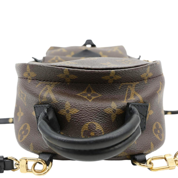 LOUIS VUITTON Palm Spring Mini Monogram Canvas Backpack Brown