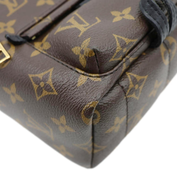 LOUIS VUITTON Palm Spring Mini Monogram Canvas Backpack Brown