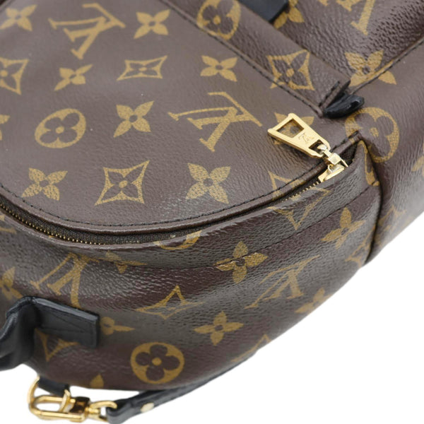 LOUIS VUITTON Palm Spring Mini Monogram Canvas Backpack Brown