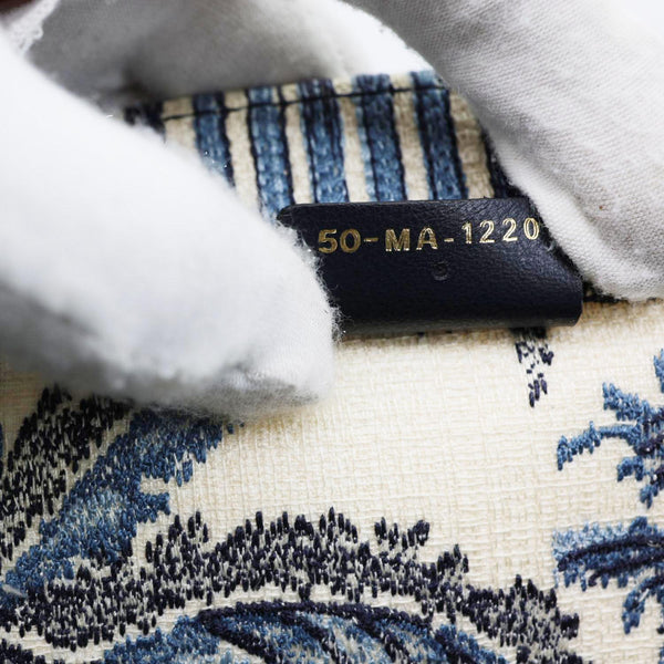 CHRISTIAN DIOR Book Large Dioriviera Toile De Jouy Tote Bag Blue