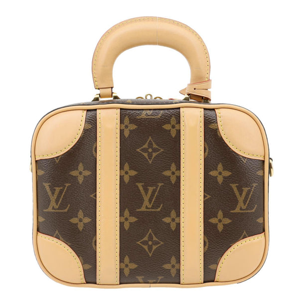 LOUIS VUITTON Valisette BB Monogram Canvas Shoulder Bag Brown