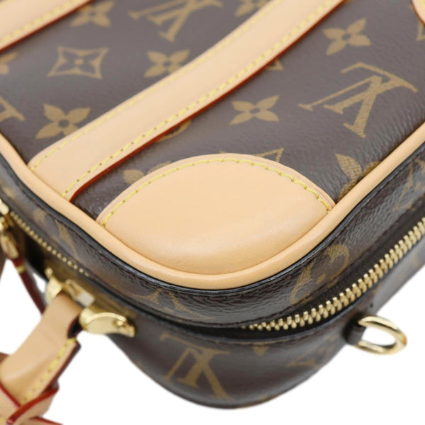 LOUIS VUITTON Valisette BB Monogram Canvas Shoulder Bag Brown