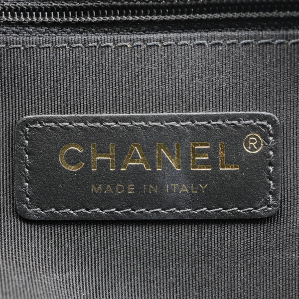 CHANEL Entwined Flap Small Lambskin Leather Chain Crossbody Black